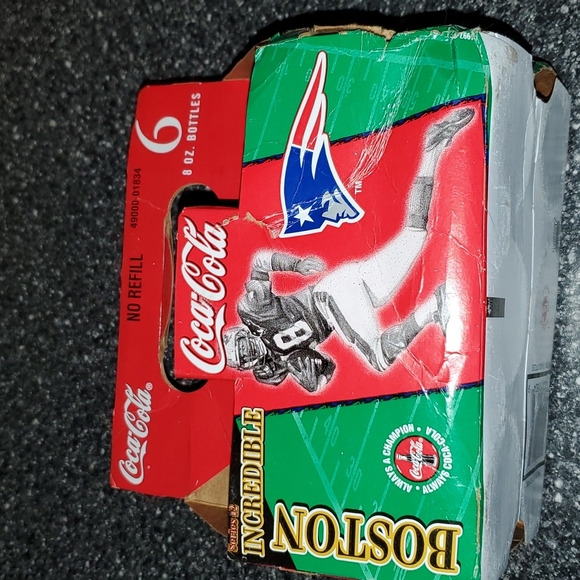 Coca-Cola Six Pack 1997 AFC CHAMPIONS NEW ENGLAND PATRIOTS - Picture 16 of 16